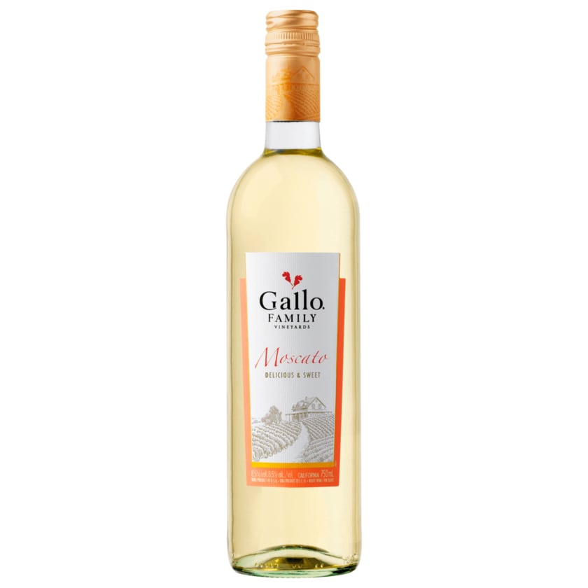 Gallo Family Vineyards Weißwein Moscato süß 0,75l